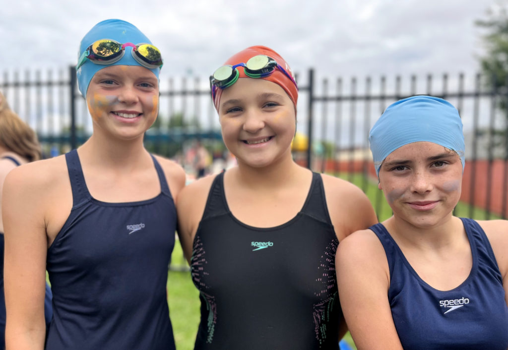 High School students participating at their senior school swimming carnival 